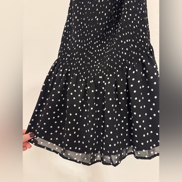 Peppermayo Exclusive Holden Mini Dress- Black Polka Dot- Size US 8 - Picture 10 of 16